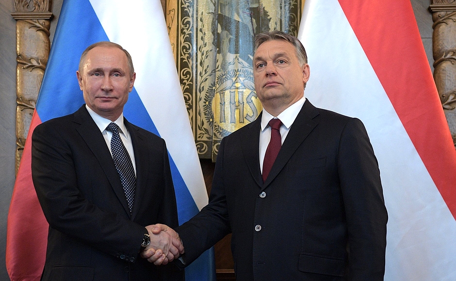 Визит Владимира Путина в Будапешт